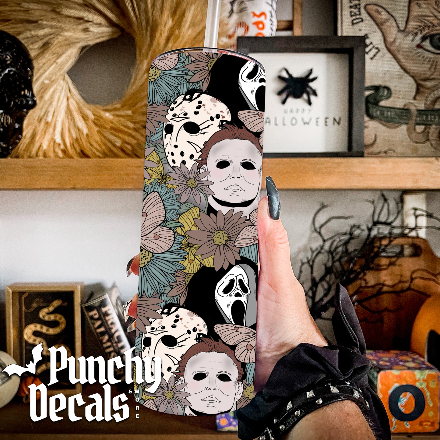 Killer Within the Flowers Tumbler