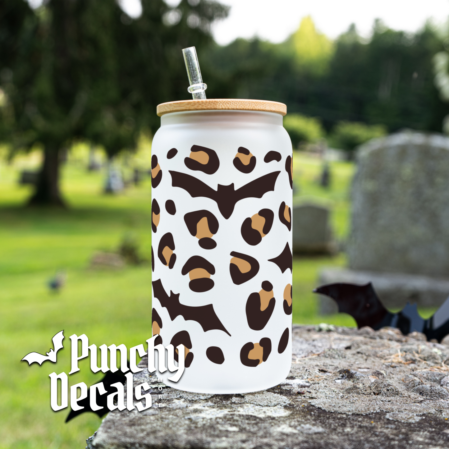 Leopard Bat Glass Libbey