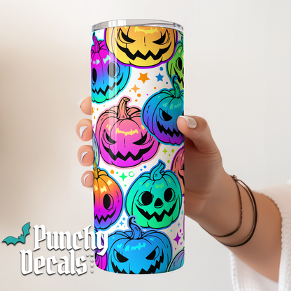 Neon Pumpkin Tumbler