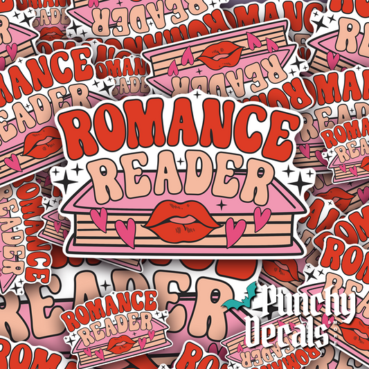 Romance Reader Sticker