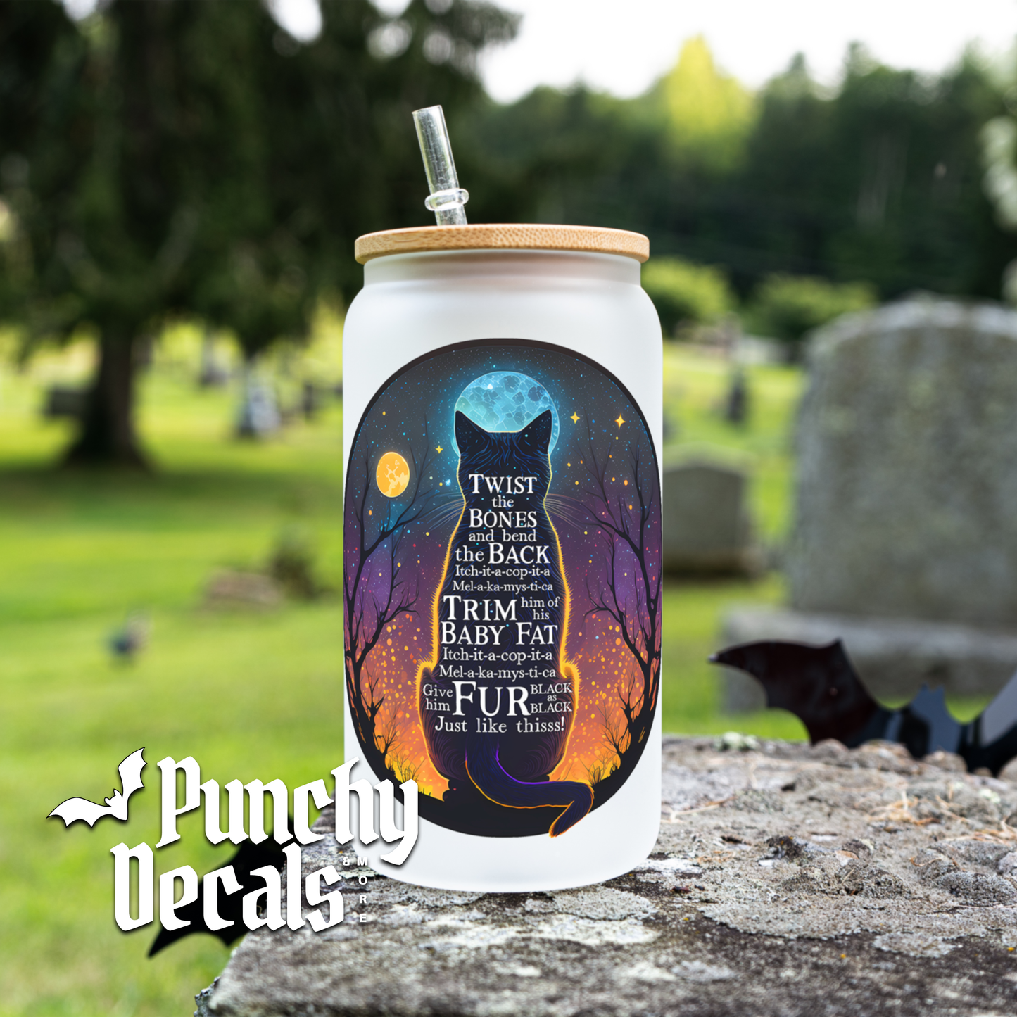 Spell Kitty Glass Libbey