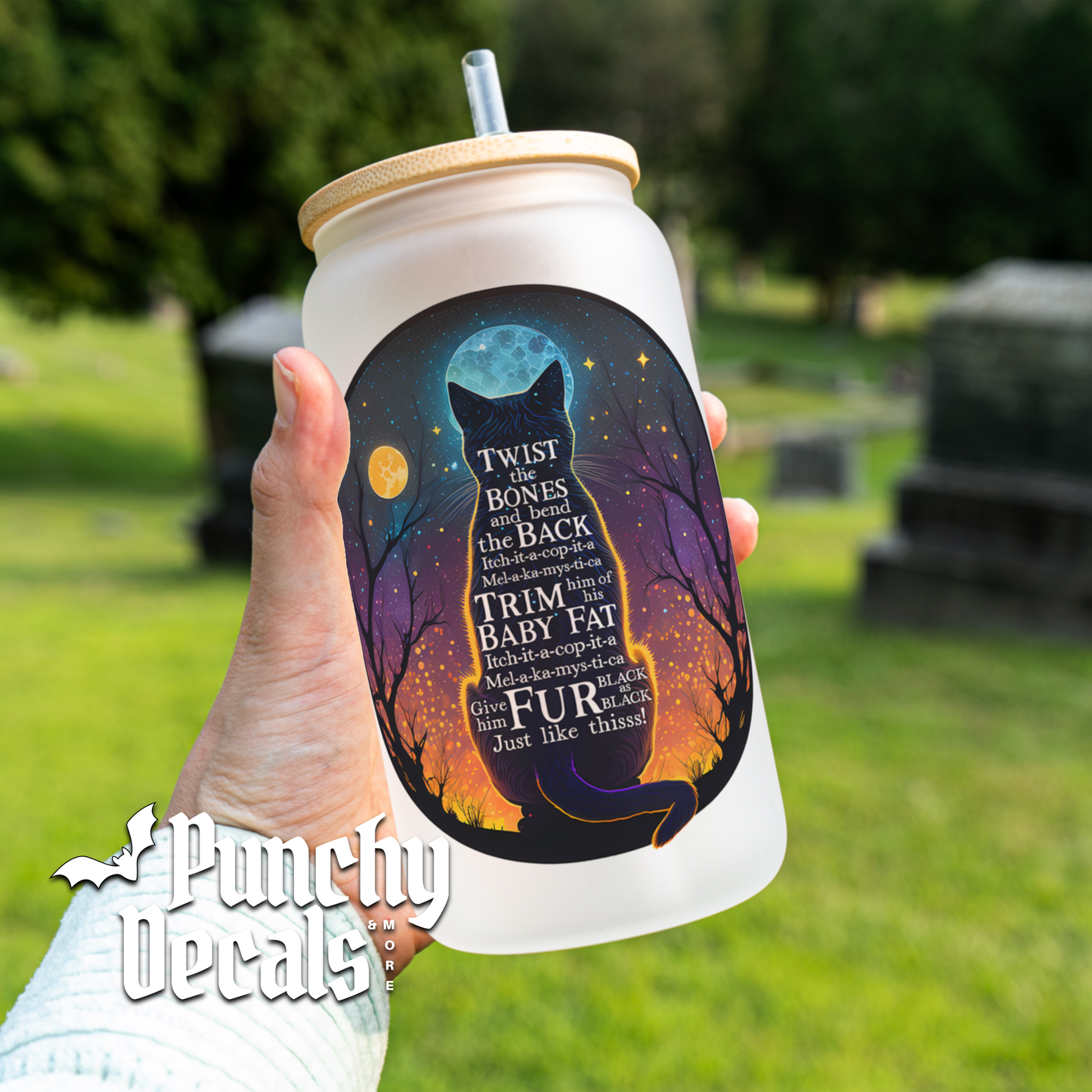 Spell Kitty Glass Libbey