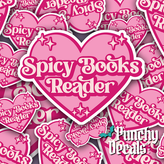 Spicy Books Reader Sticker