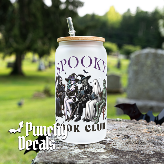 Spooky Book Club Glass Libbey